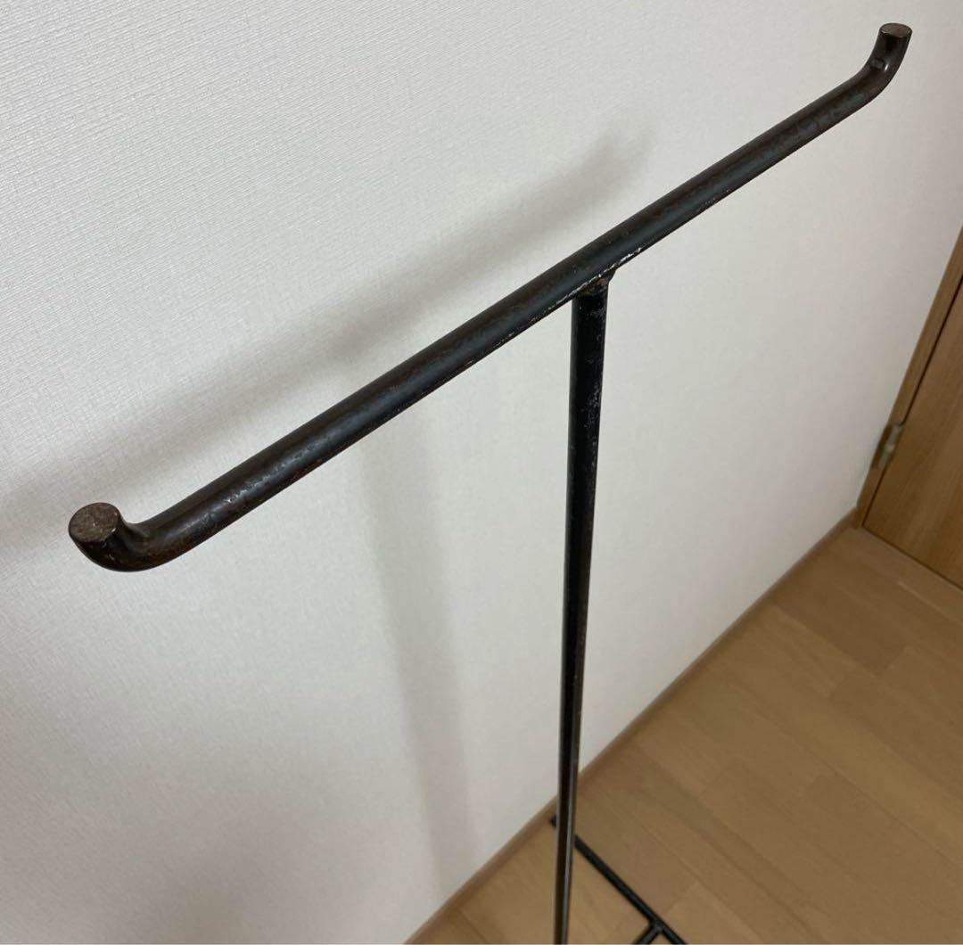 【ラスト1点】インダストリアル アイアン T字ハンガーラック シャビー 店舗什器