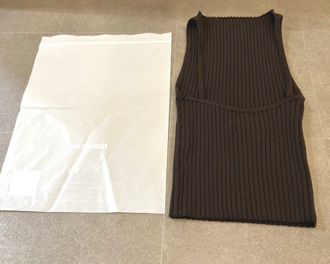 トップス shishikui Knit Cami S