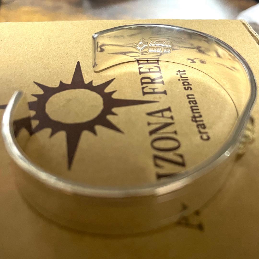 オマル　美品　アリゾナフリーダム バングル　12mm k18 大太陽神　金