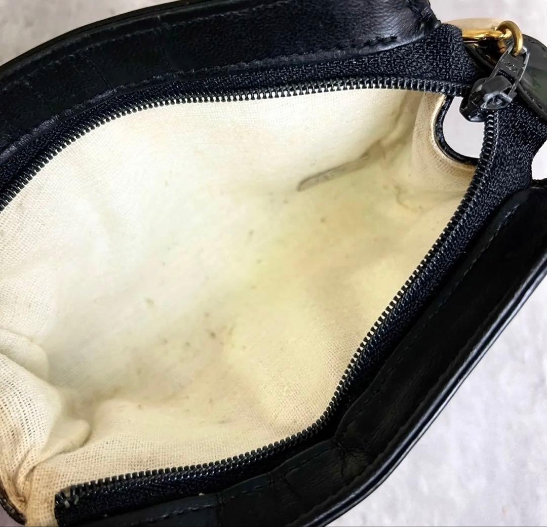 CHANEL ケース　小物入れ ココマーク ゴールドレディース ブラック