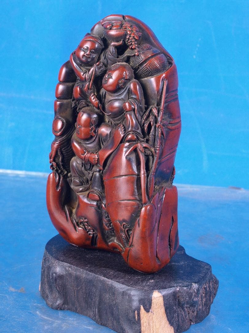 民間仕入れ品　唐物　中国清時代　仏像置物※激安骨董品G1235A12-2