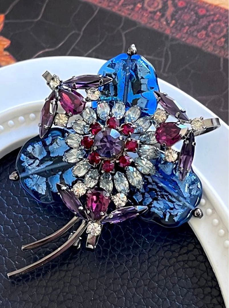 ひろみん様希少！ヨーロッパ 2wayヴィンテージブローチ9539