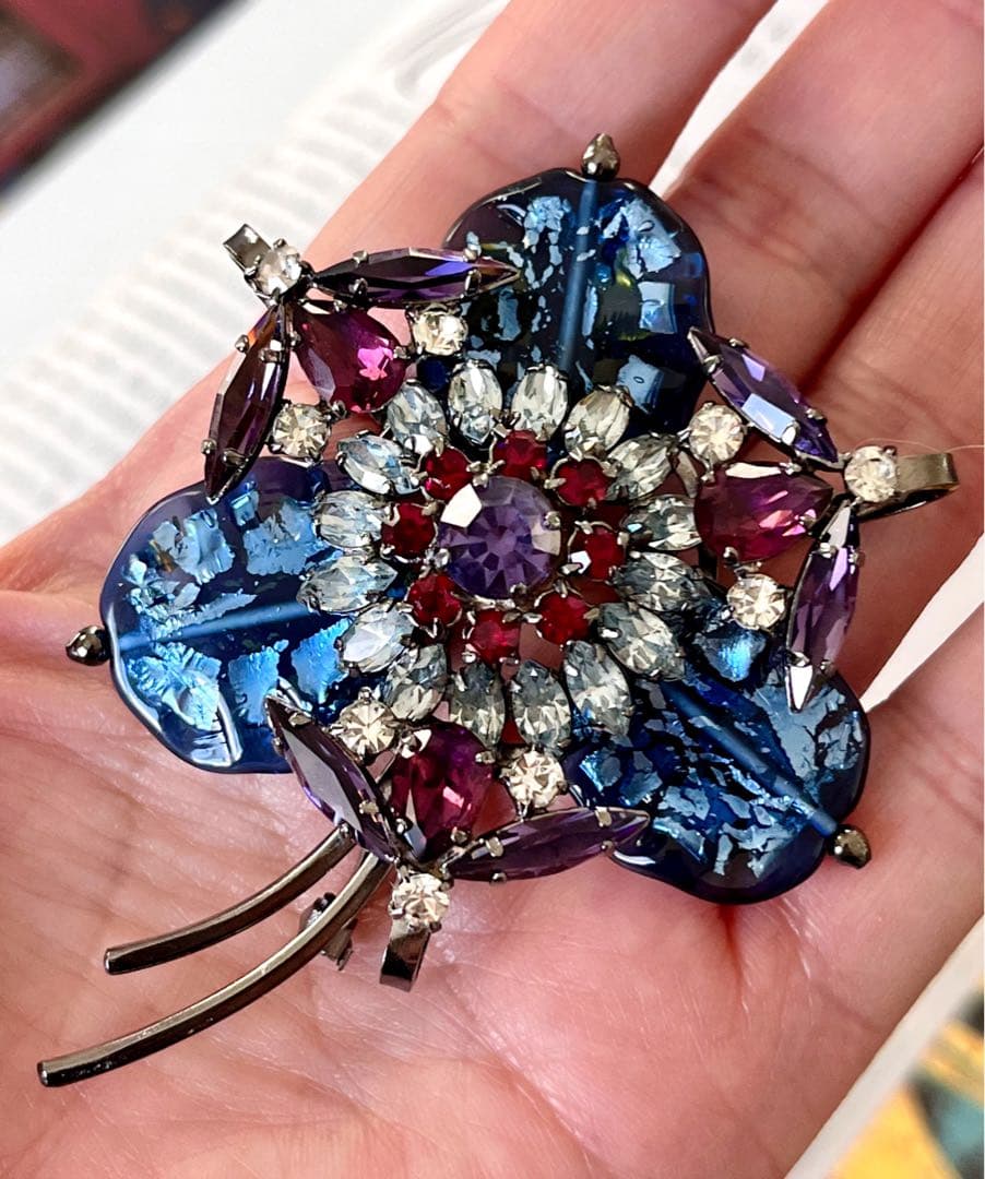 ひろみん様希少！ヨーロッパ 2wayヴィンテージブローチ9539