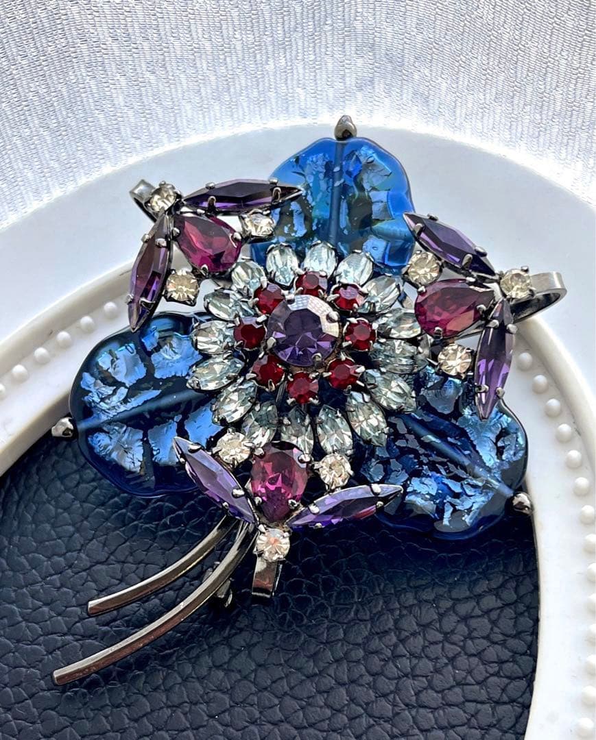 ひろみん様希少！ヨーロッパ 2wayヴィンテージブローチ9539