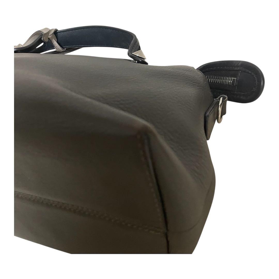 ◆FENDI◆フェンディ バイザウェイ ミディアム ショルダーバッグ グレー