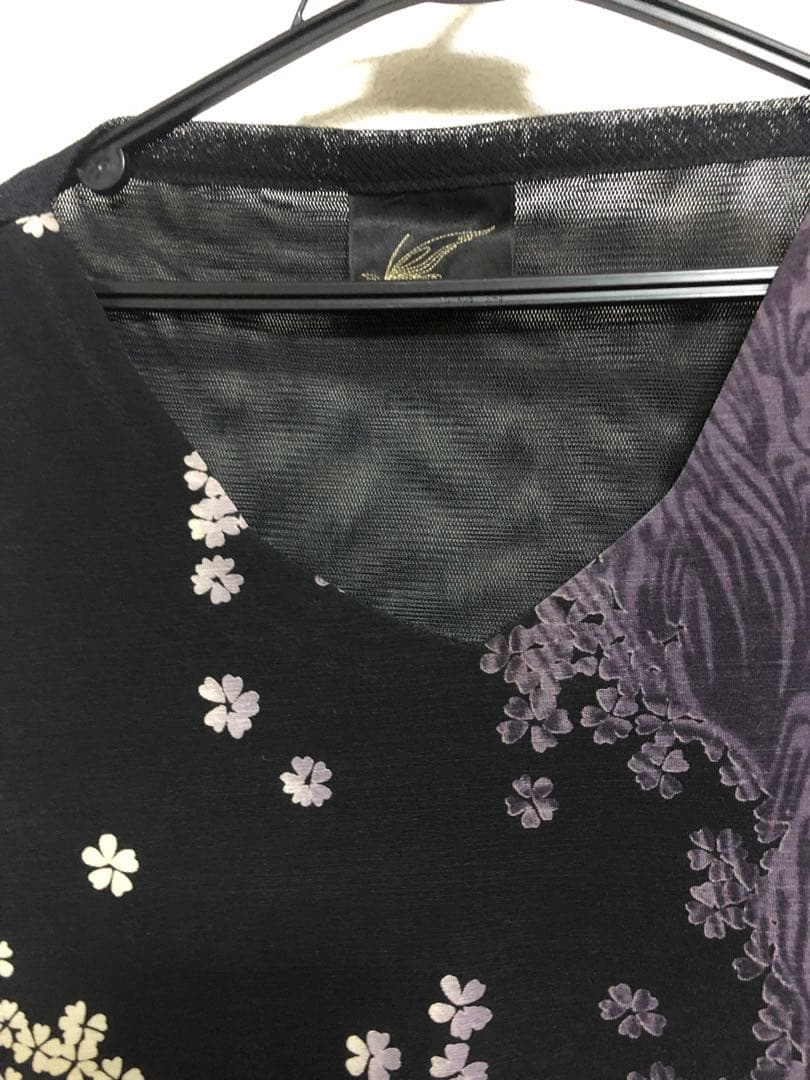 kiryuyrikキリュウキリュウ和柄タンクトップメッシュ