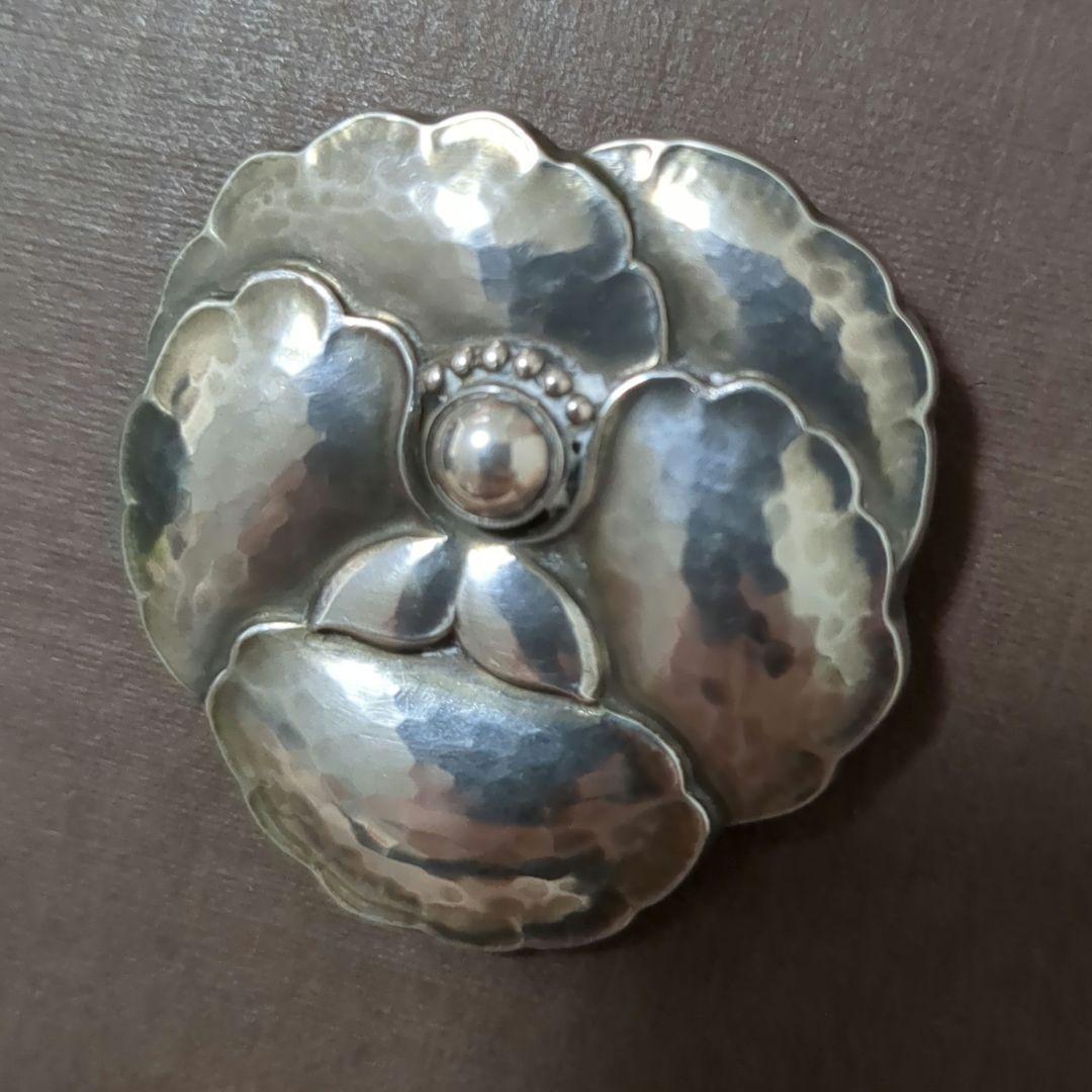 【美品】ヴィンテージ 廃盤 ジョージジェンセン 925S ブローチ #113