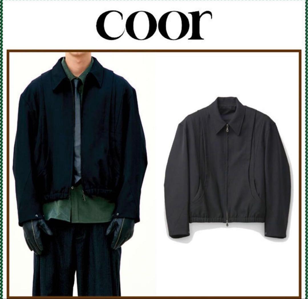 ジャケット・アウター coor Twist Panel Blouson Jacket