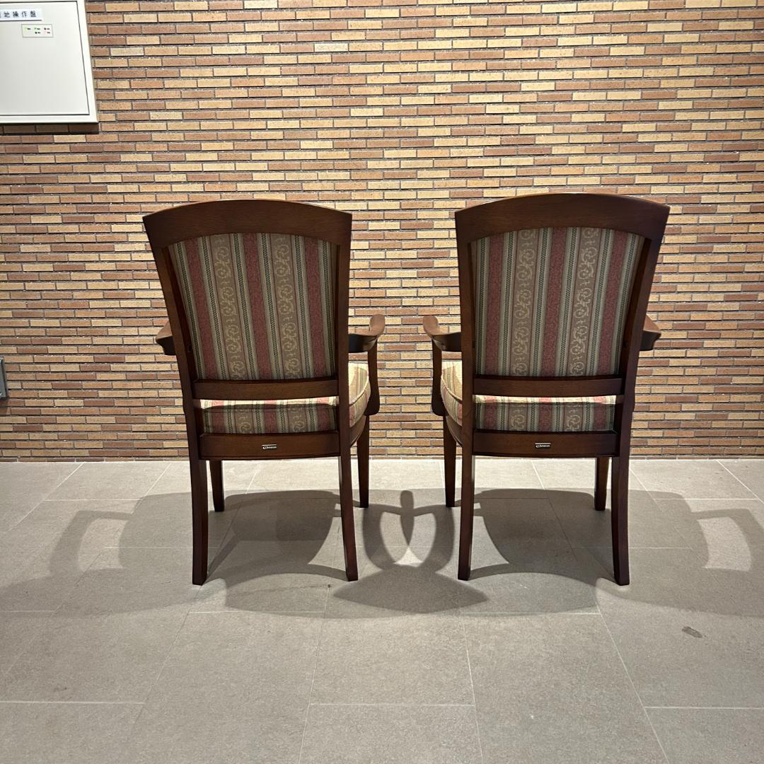 tetem様用♥マルニ木工　地中海シリーズ　肘掛付き　ダイニングチェア　2脚