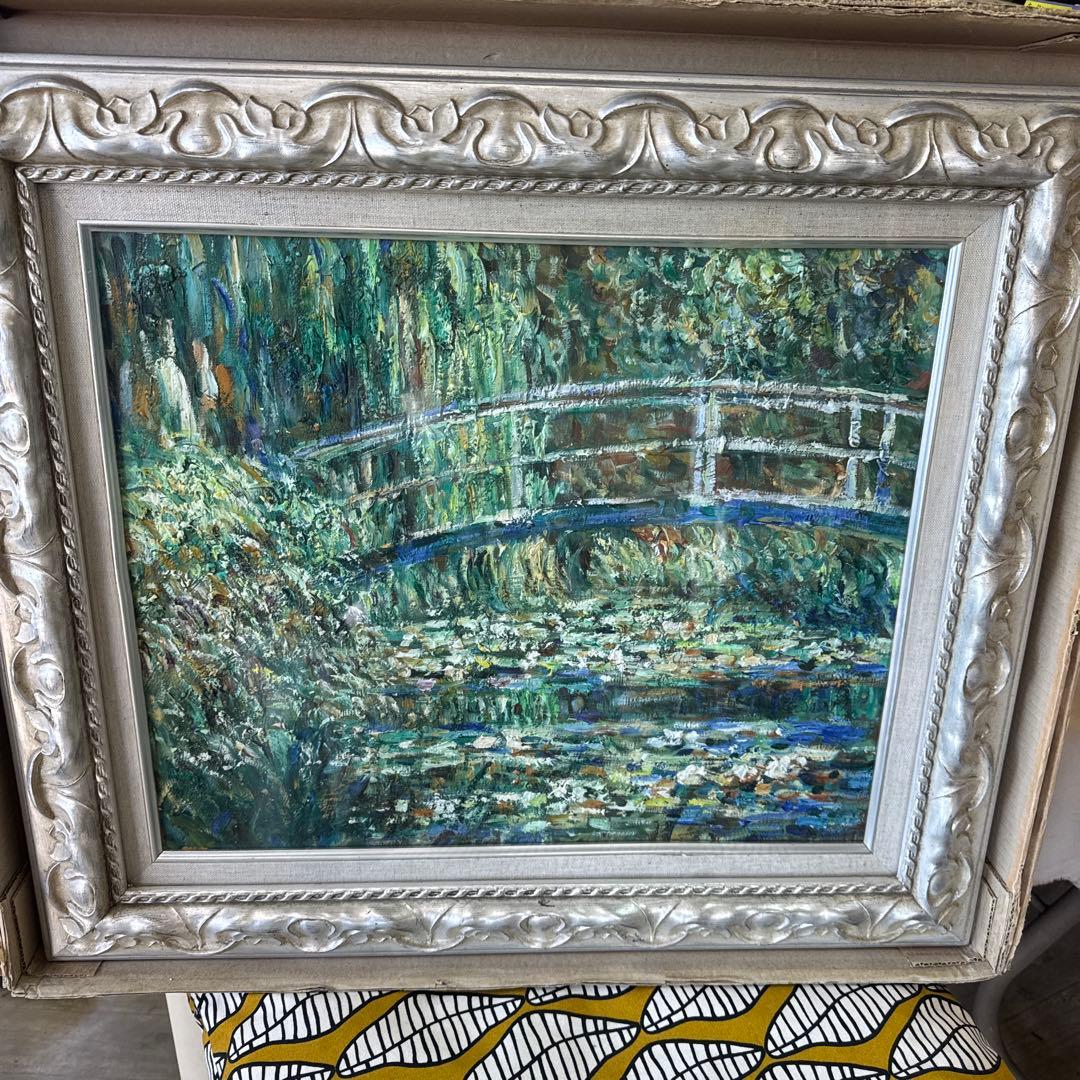 油絵　クロードモネ　Ｆ８号　新品未使用