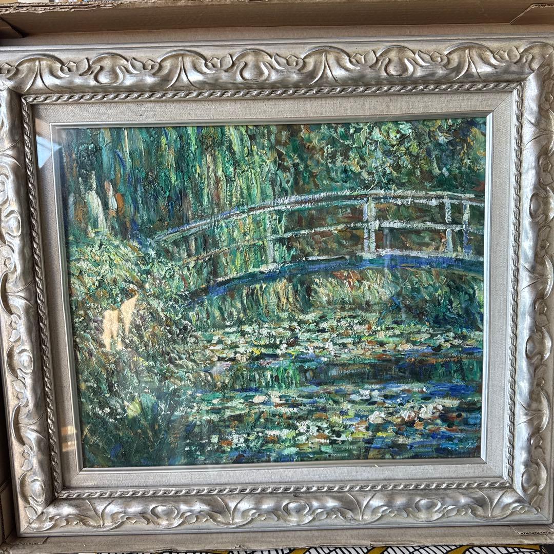 油絵　クロードモネ　Ｆ８号　新品未使用