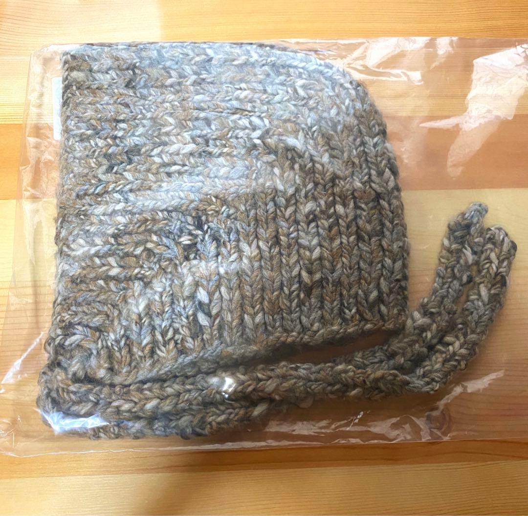 帽子 mix knit scarf / TODAYFUL