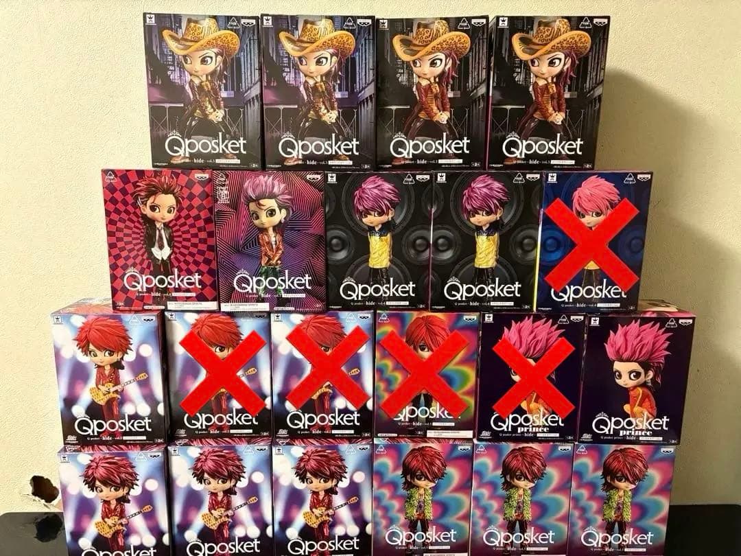 hideフィギュア　Q-posket 18個