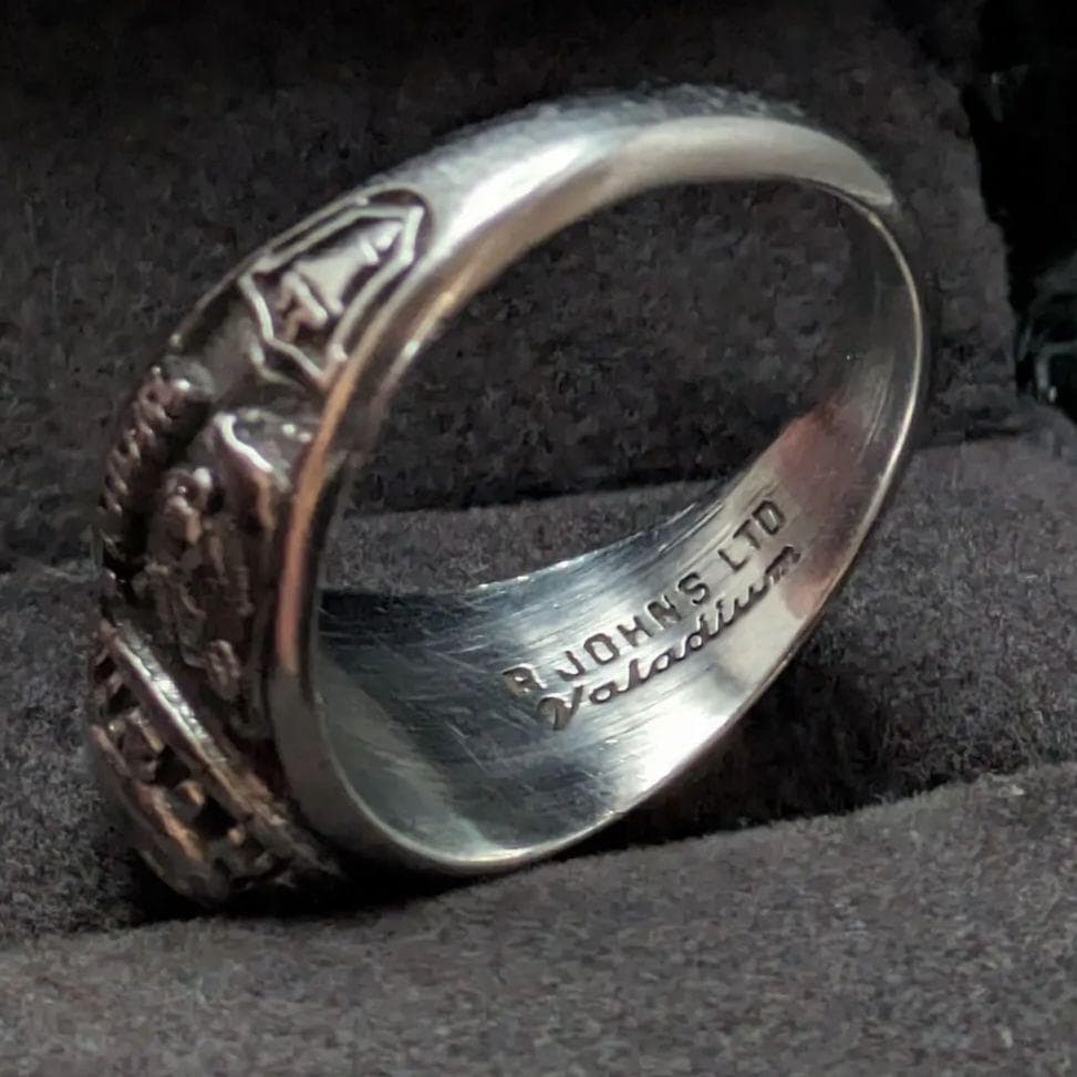 ジョンロバーツ社 シルバー LTD カレッジリング 1992年 16号