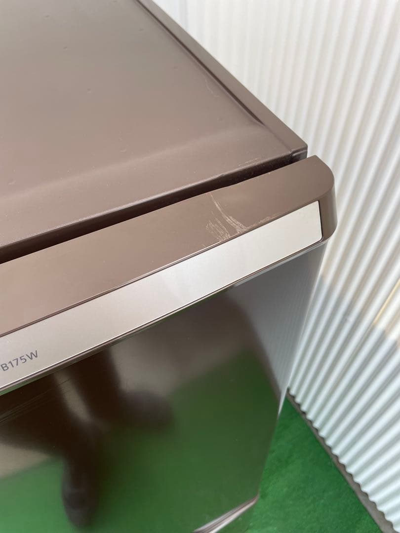 822 パナソニック 168L大きめ2ドア冷蔵庫 ブラウン 一人暮らし 単身