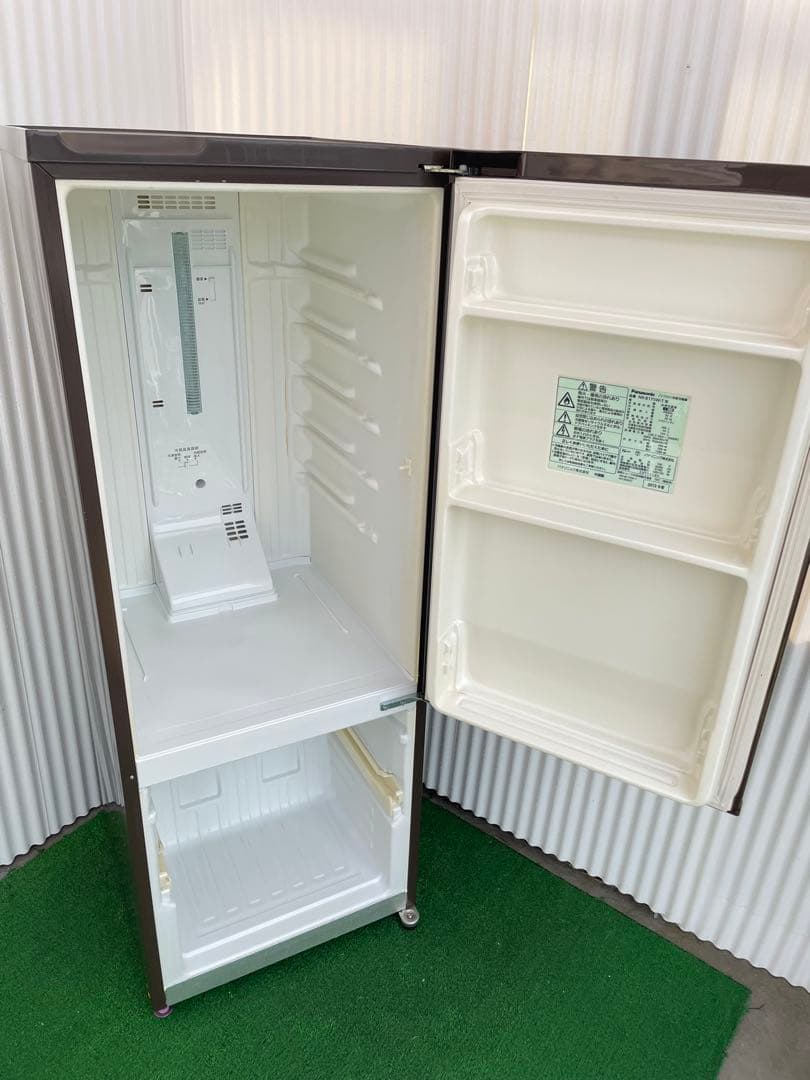 822 パナソニック 168L大きめ2ドア冷蔵庫 ブラウン 一人暮らし 単身