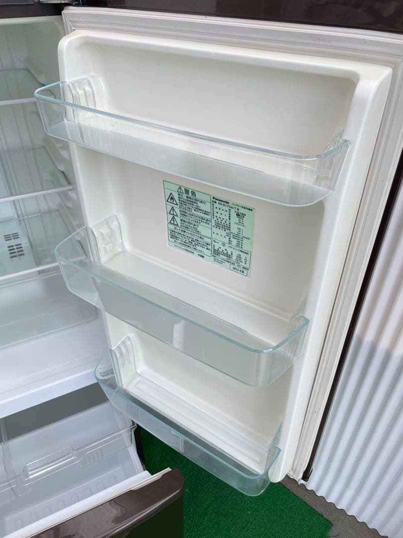 822 パナソニック 168L大きめ2ドア冷蔵庫 ブラウン 一人暮らし 単身