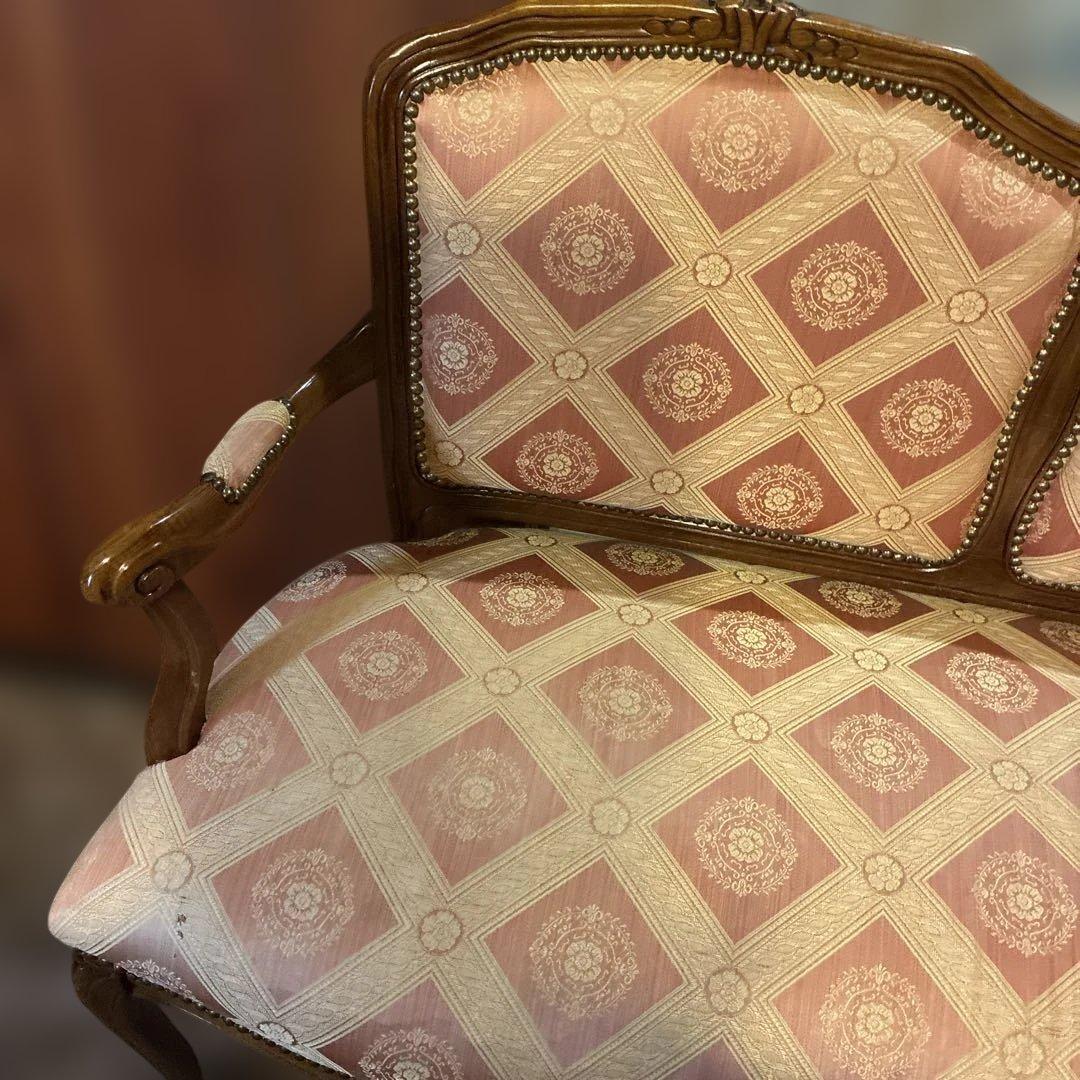 西洋スタイル ダイヤモンドパターンソファ