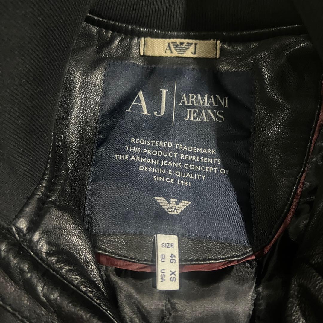 ジャケット・アウター Archive ARMANI JEANS leather jacket