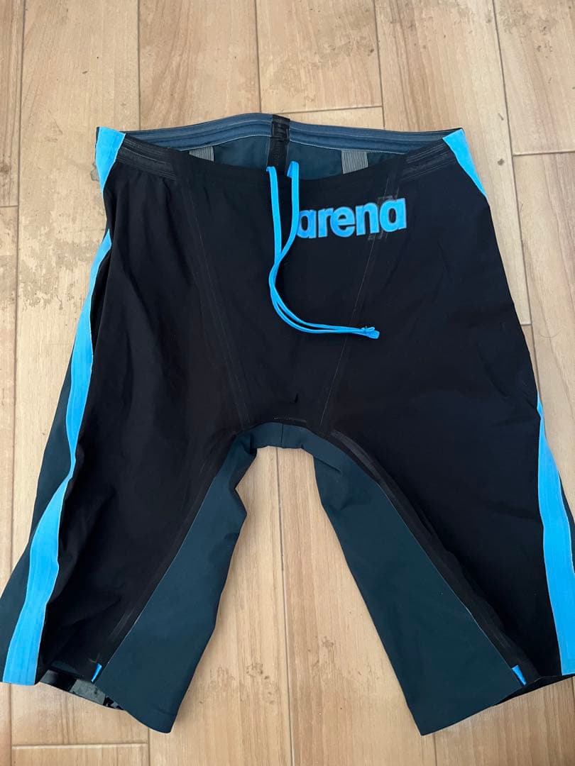 arena アクアフォースcp 競泳水着 ブラック/ブルー L