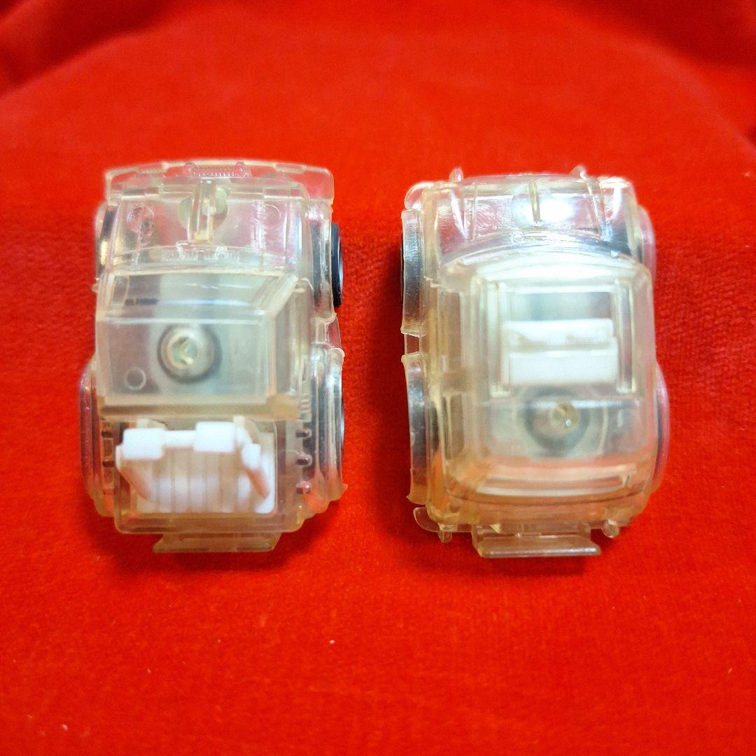 当時物 透明 スケスケ クリア チョロQ A品番 2台セット 銀座キンタロウ