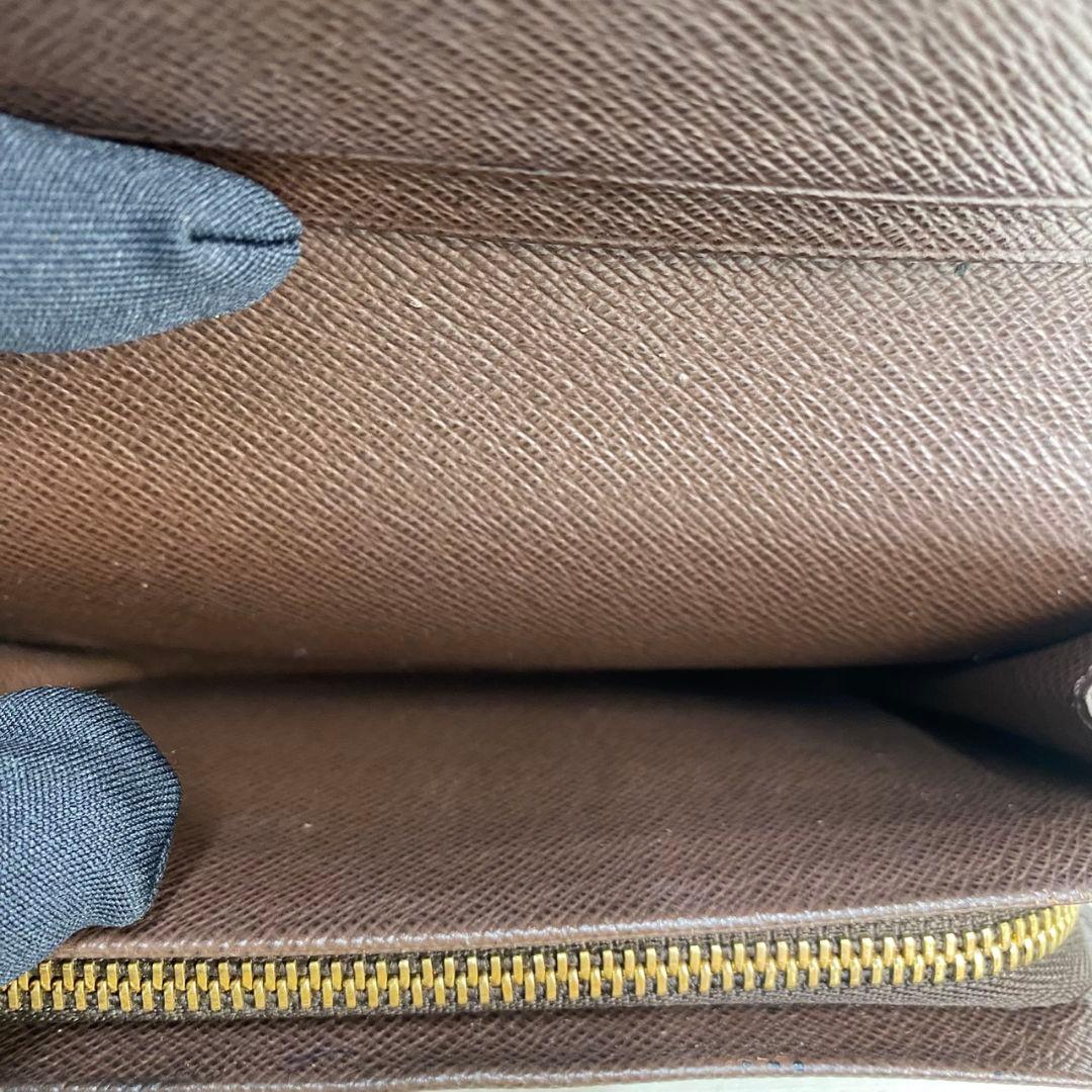 【新型 美品✨️】VUITTON トレゾール ダミエ 二つ折り財布 ホック