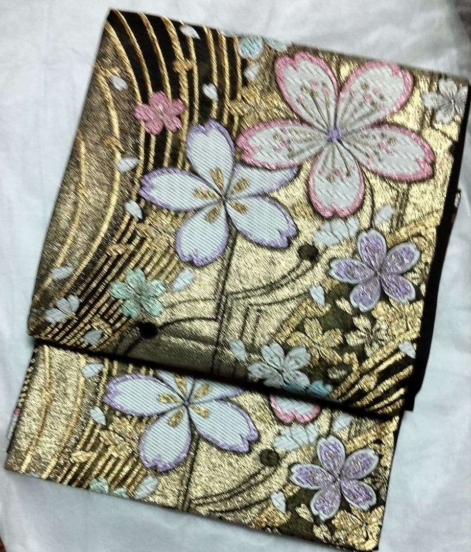 桜_kaa040508　銀通し、振袖、長襦袢、帯、小物フルセット