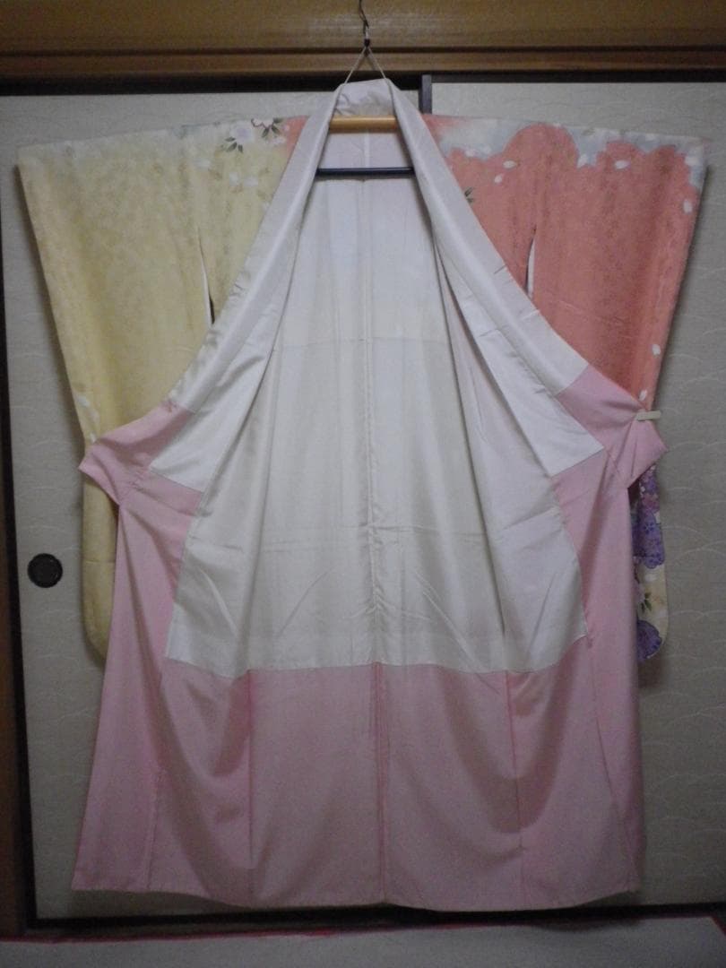 桜_kaa040508　銀通し、振袖、長襦袢、帯、小物フルセット