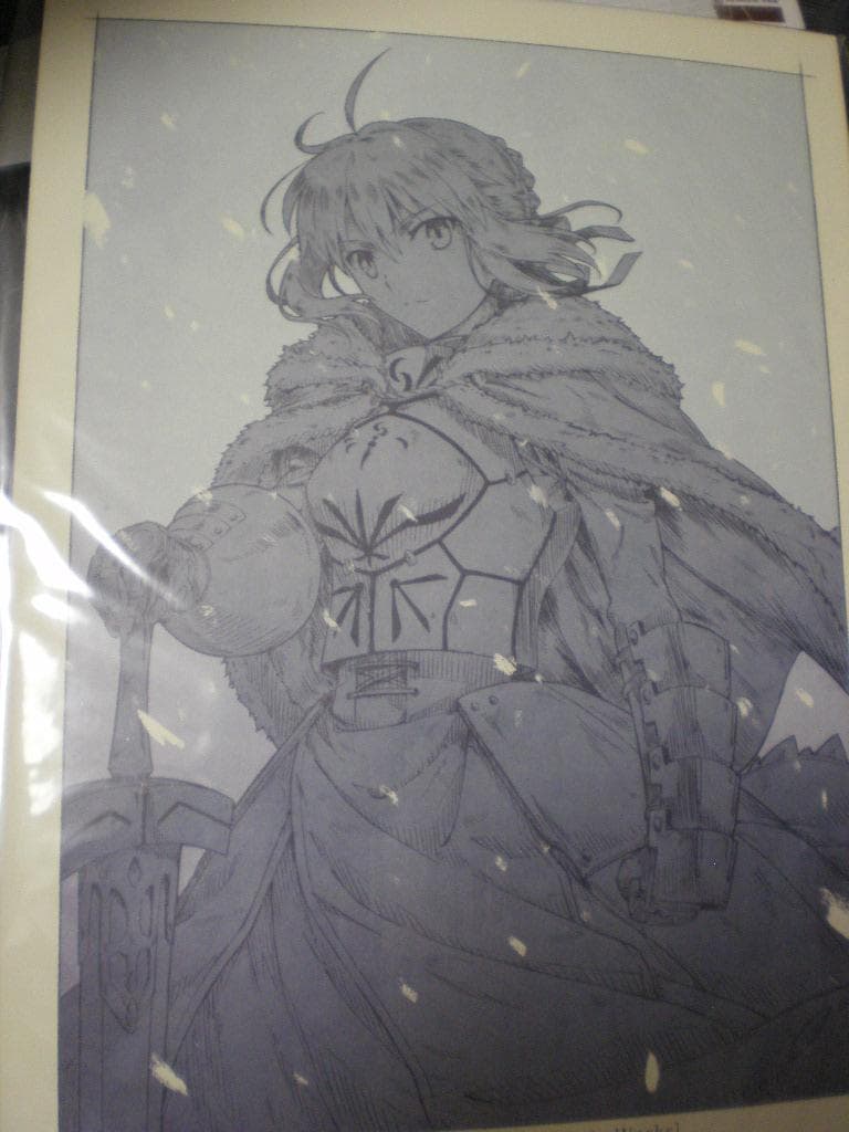 Fate セイバー アニメ原画集セット sn 売上被災地寄付