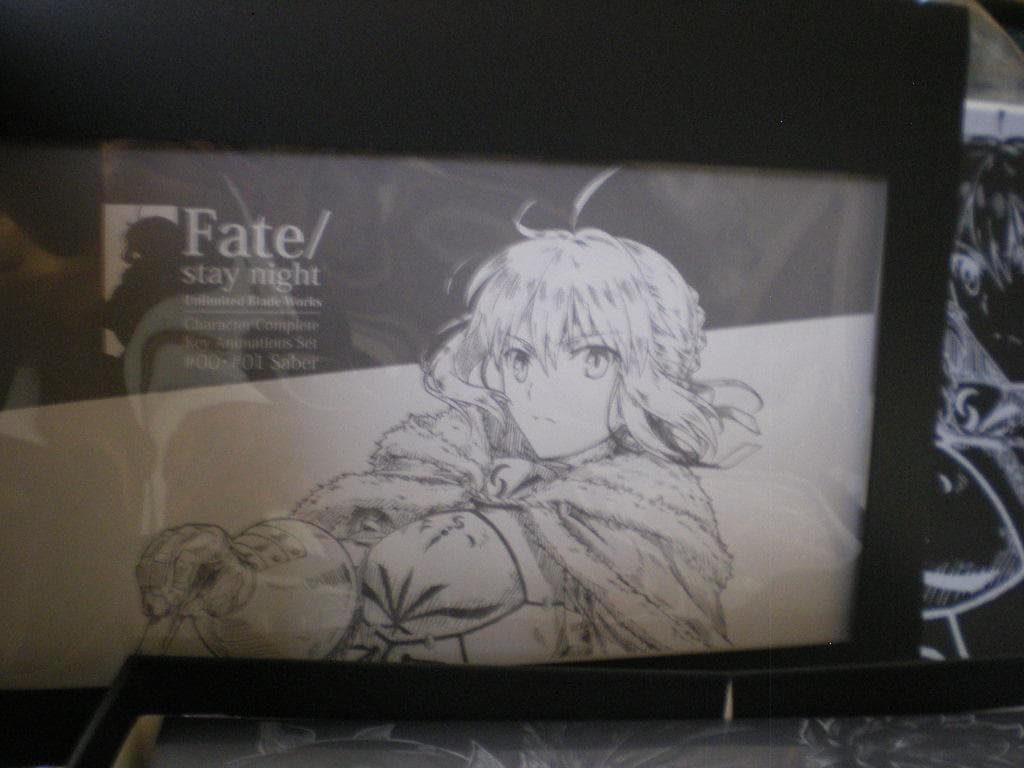 Fate セイバー アニメ原画集セット sn 売上被災地寄付