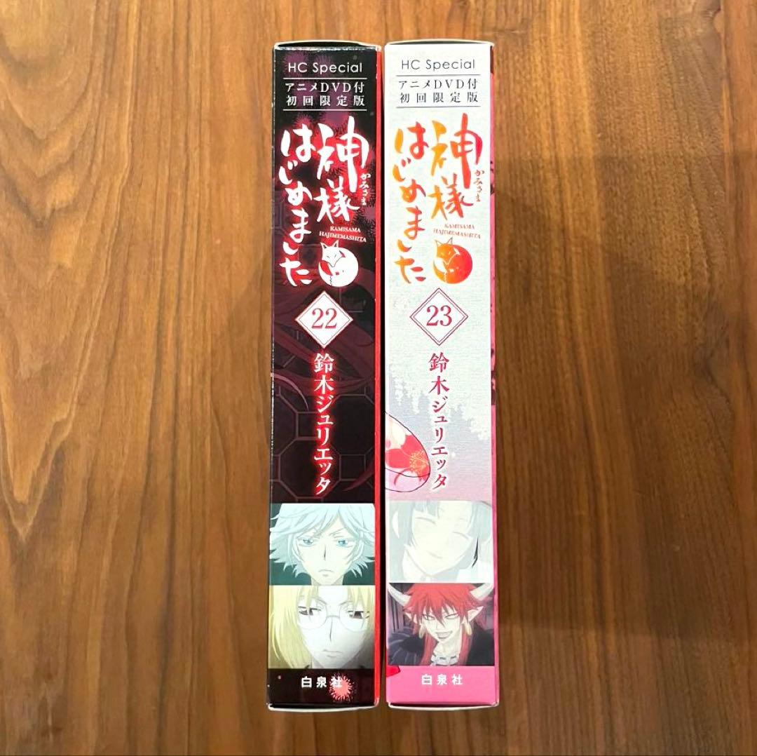 ★希少　綺麗良好　DVD交換済★神様はじめました　DVD付限定版　22 23