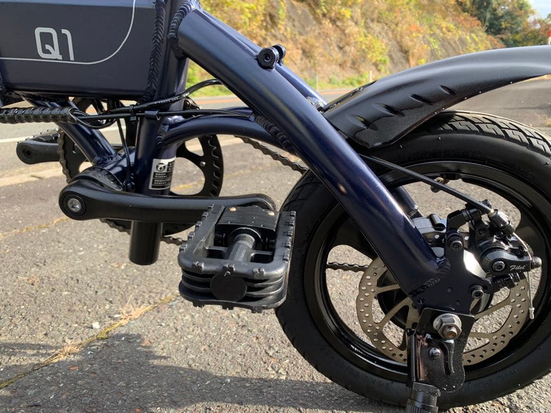 【動作確認済】送料無料 Hold Onディスク折りたたみ電動アシスト自転車 Q1