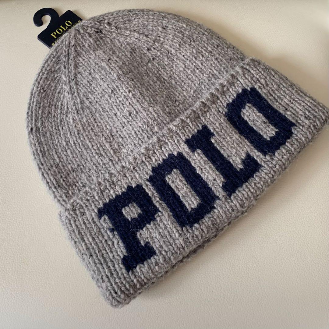 POLO RALPH LAUREN ラルフローレン ロゴ　ニット帽 新品未使用