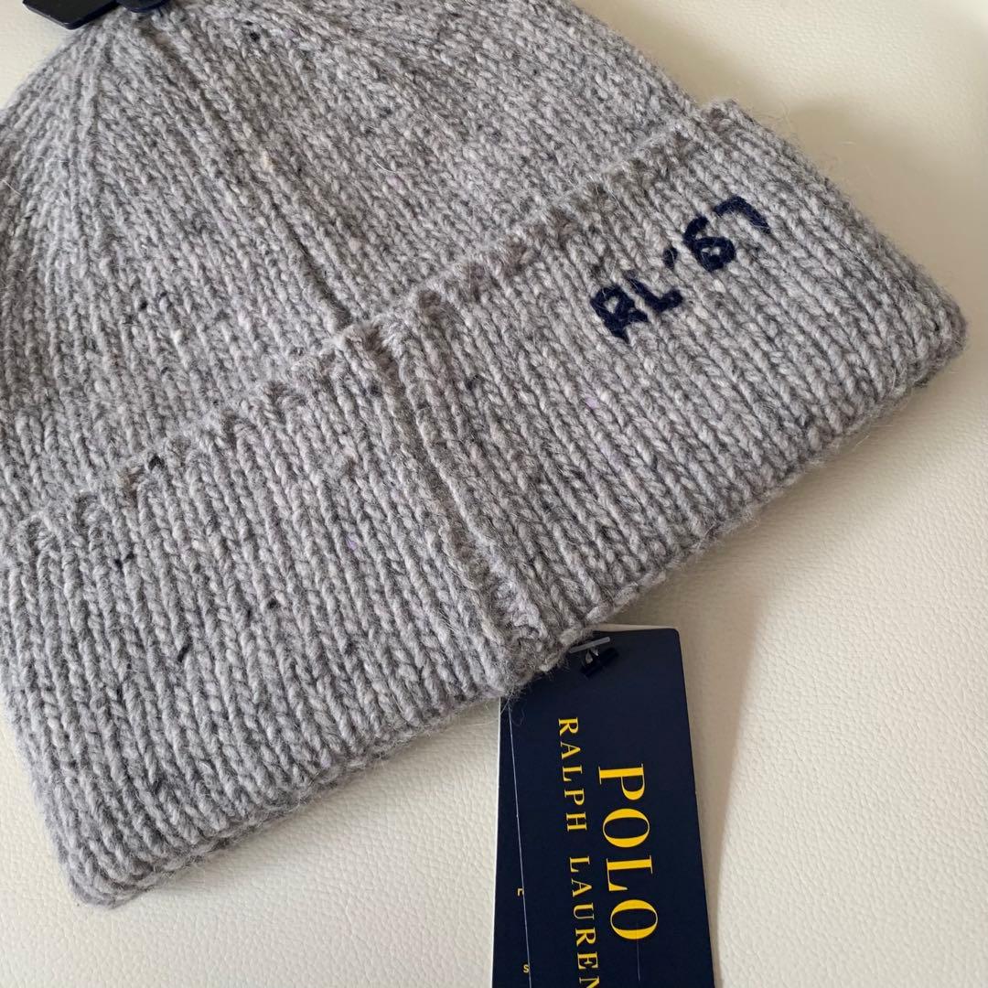 POLO RALPH LAUREN ラルフローレン ロゴ　ニット帽 新品未使用