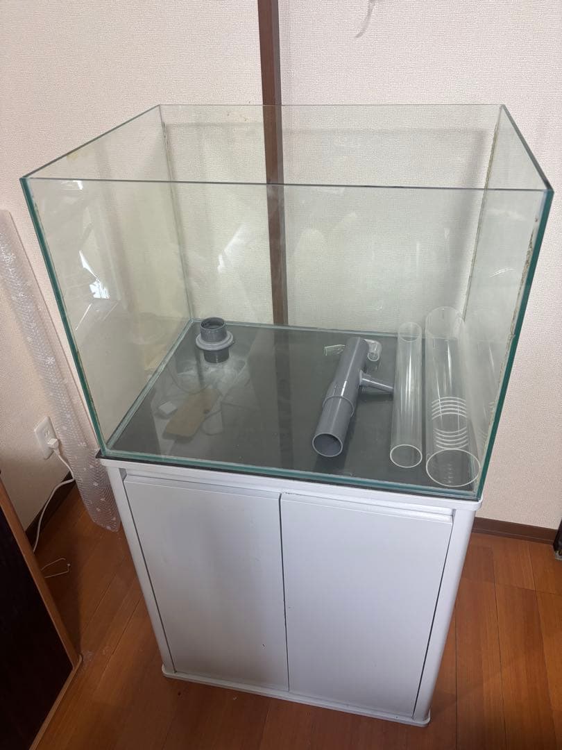 【引取り限定】オーバーフロー水槽　W60 D45 H45