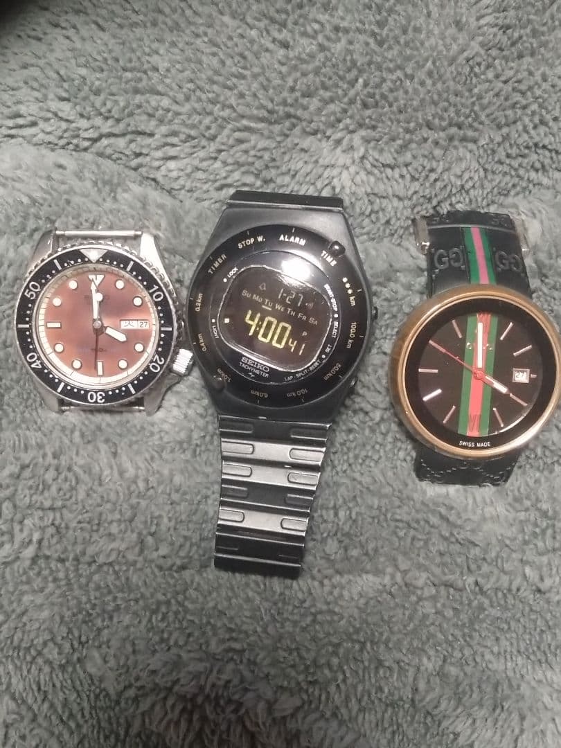 GUCCI＆SEIKO 腕時計まとめ
