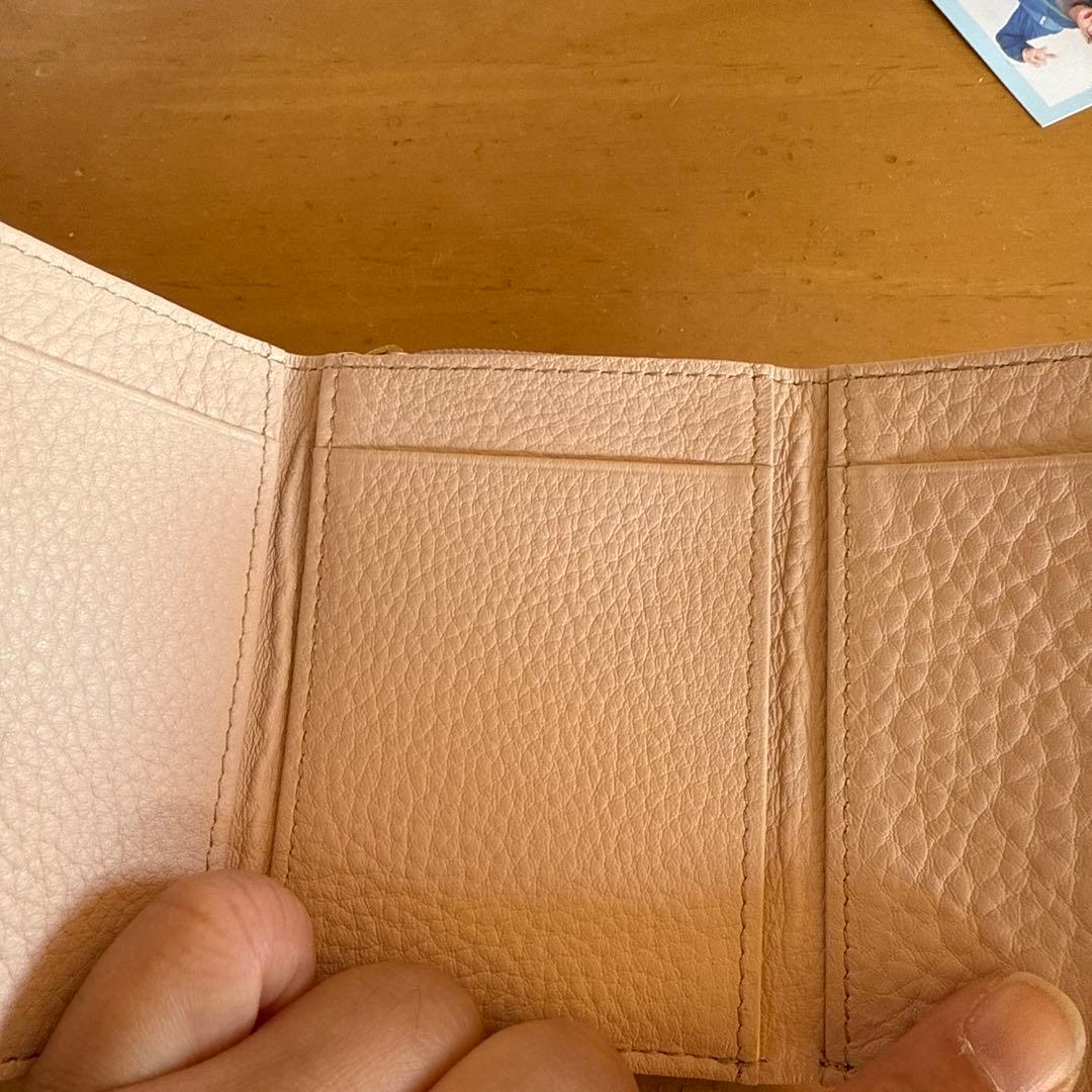 ATAO ホワイト 三つ折り財布