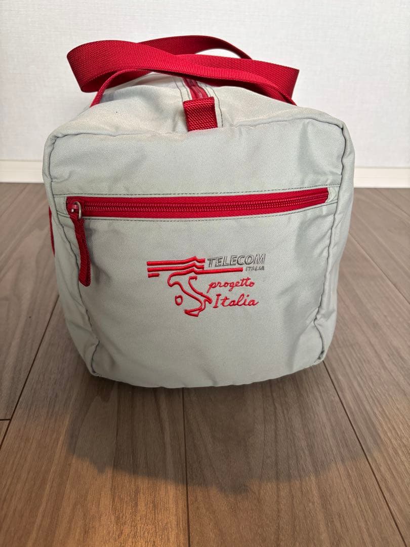 希少！プラダ PRADA LUNA ROSSA ミニボストンバッグ グレー