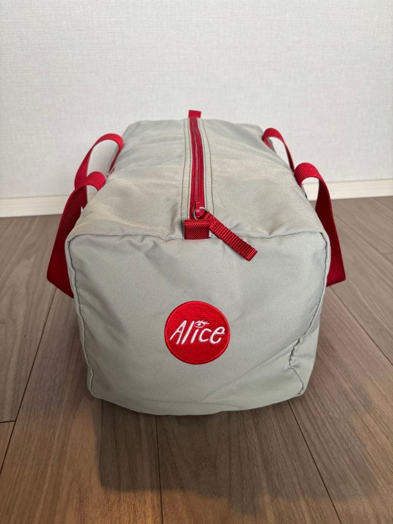 希少！プラダ PRADA LUNA ROSSA ミニボストンバッグ グレー