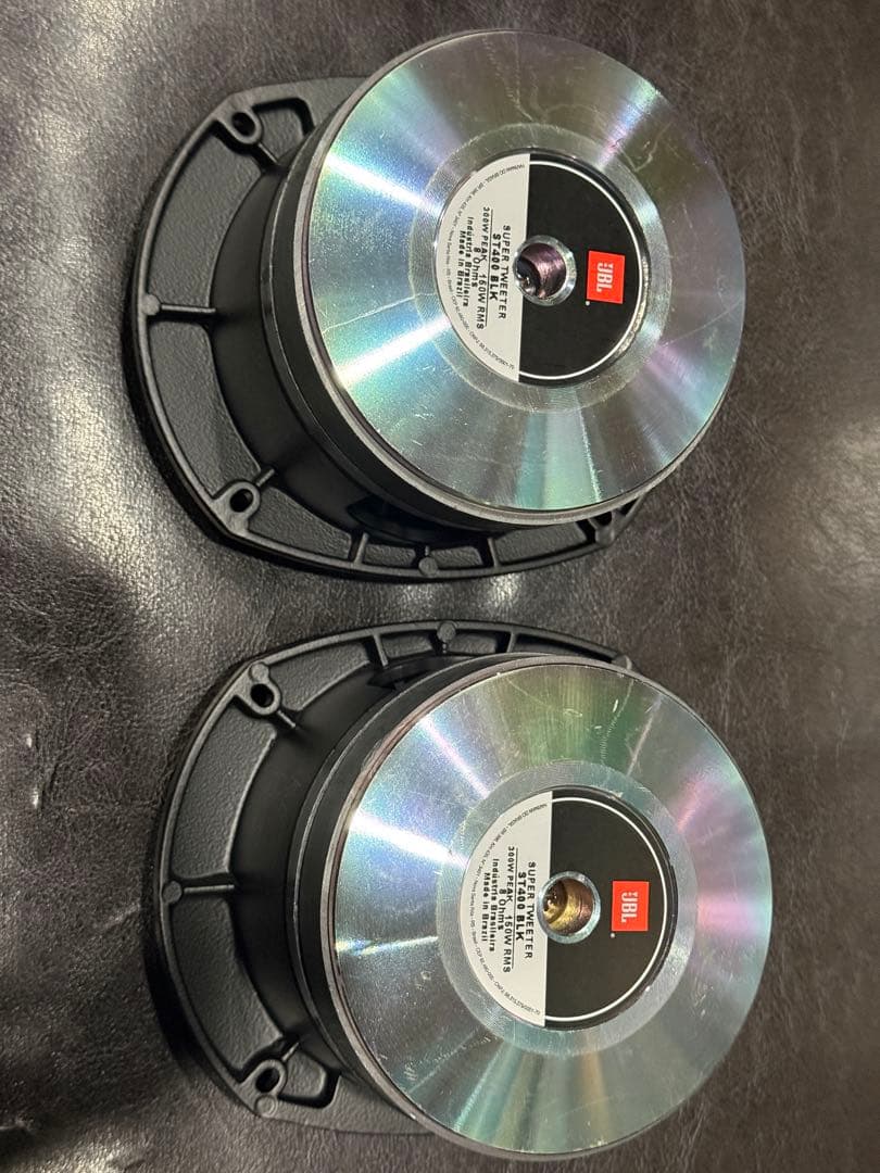 ★ＪＢＬスーパーツイーター JBL ST400 BLK １ヶ月使用 中古品2個★