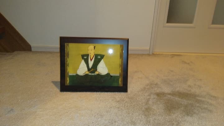 織田信長　長興寺　紙本著色織田信長像　高精細　木製　ウッドプレート　非売品