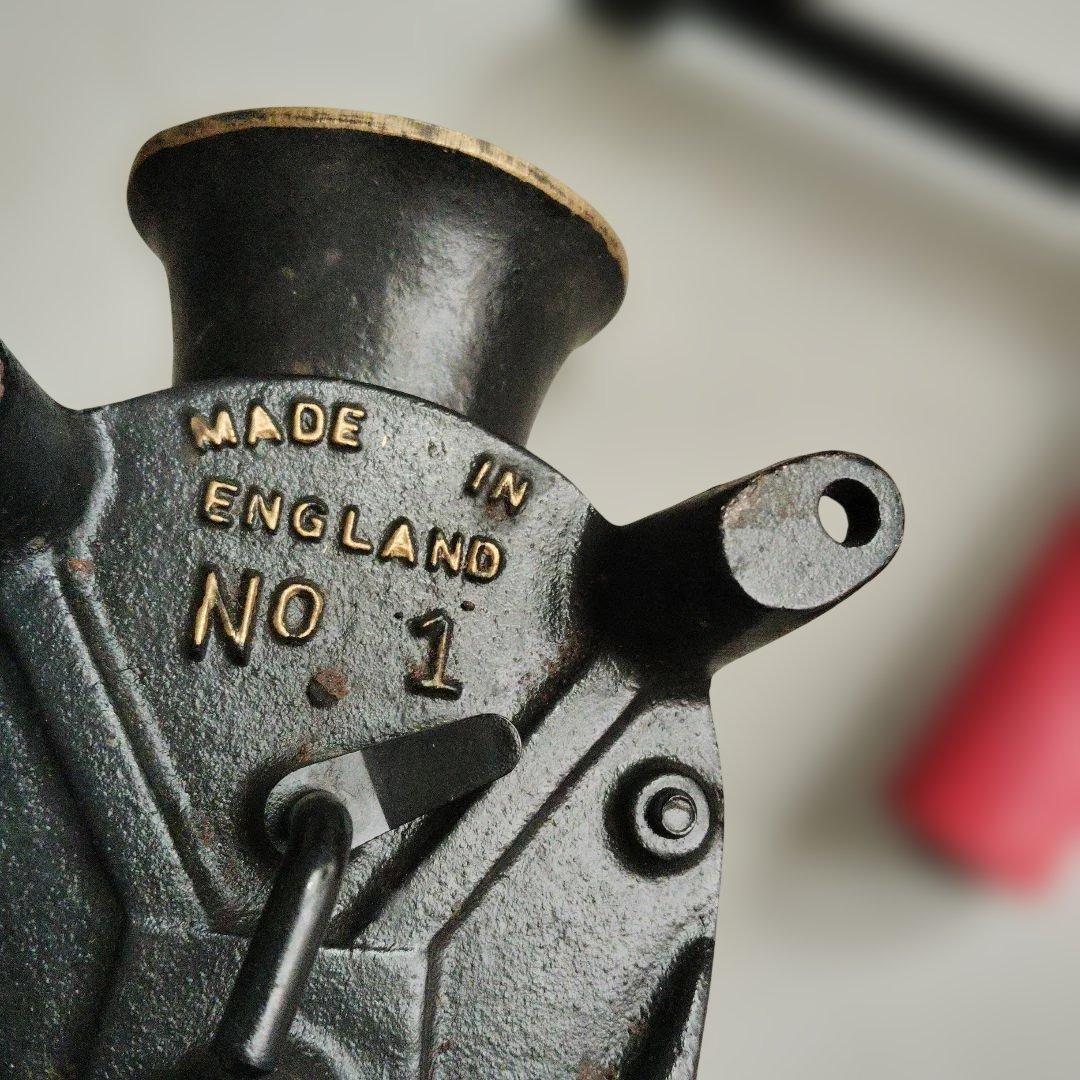 【アンティーク】SPONG コーヒーミル＃イギリスコーヒーミル