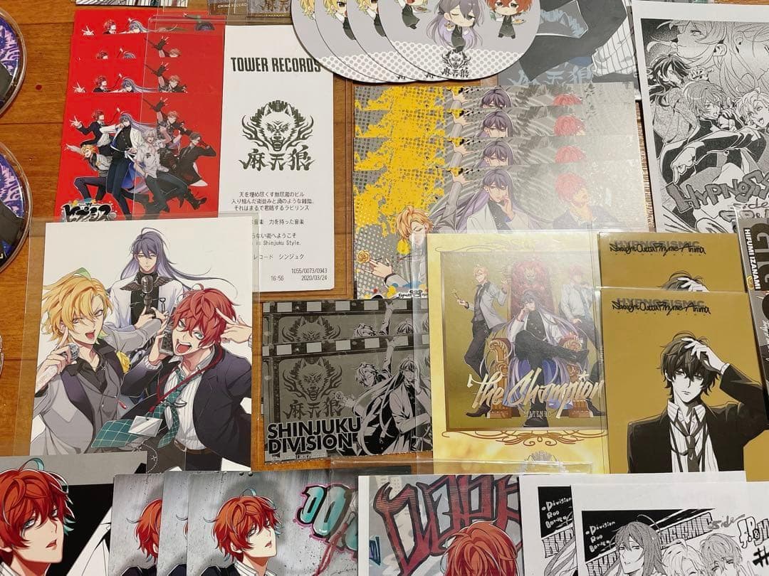 ヒプノシスマイク 観音坂独歩 麻天狼 缶バッジ ポストカード まとめ 大量