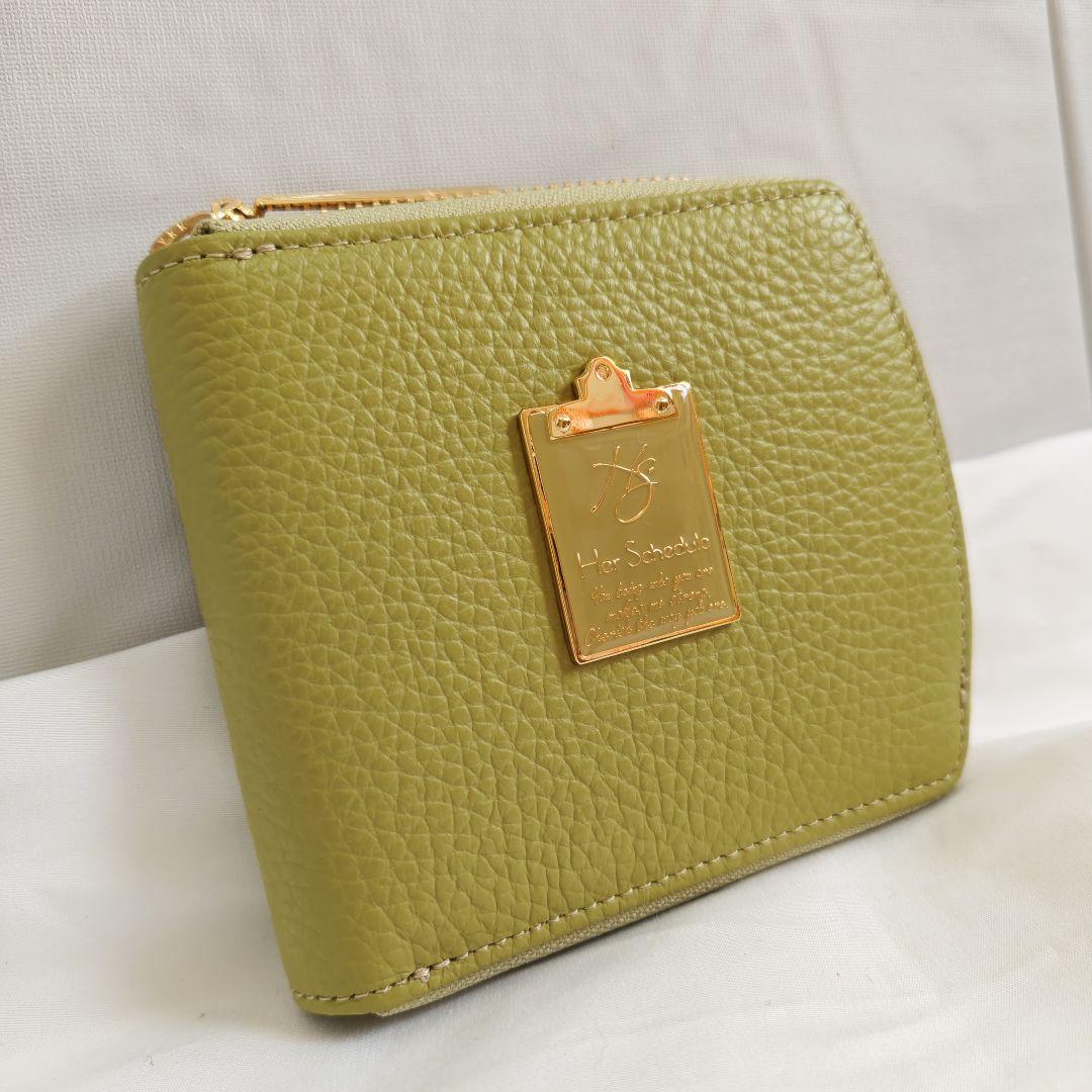 新品未使用級　HerSchedule　ハースケジュール　二つ折り財布　amore