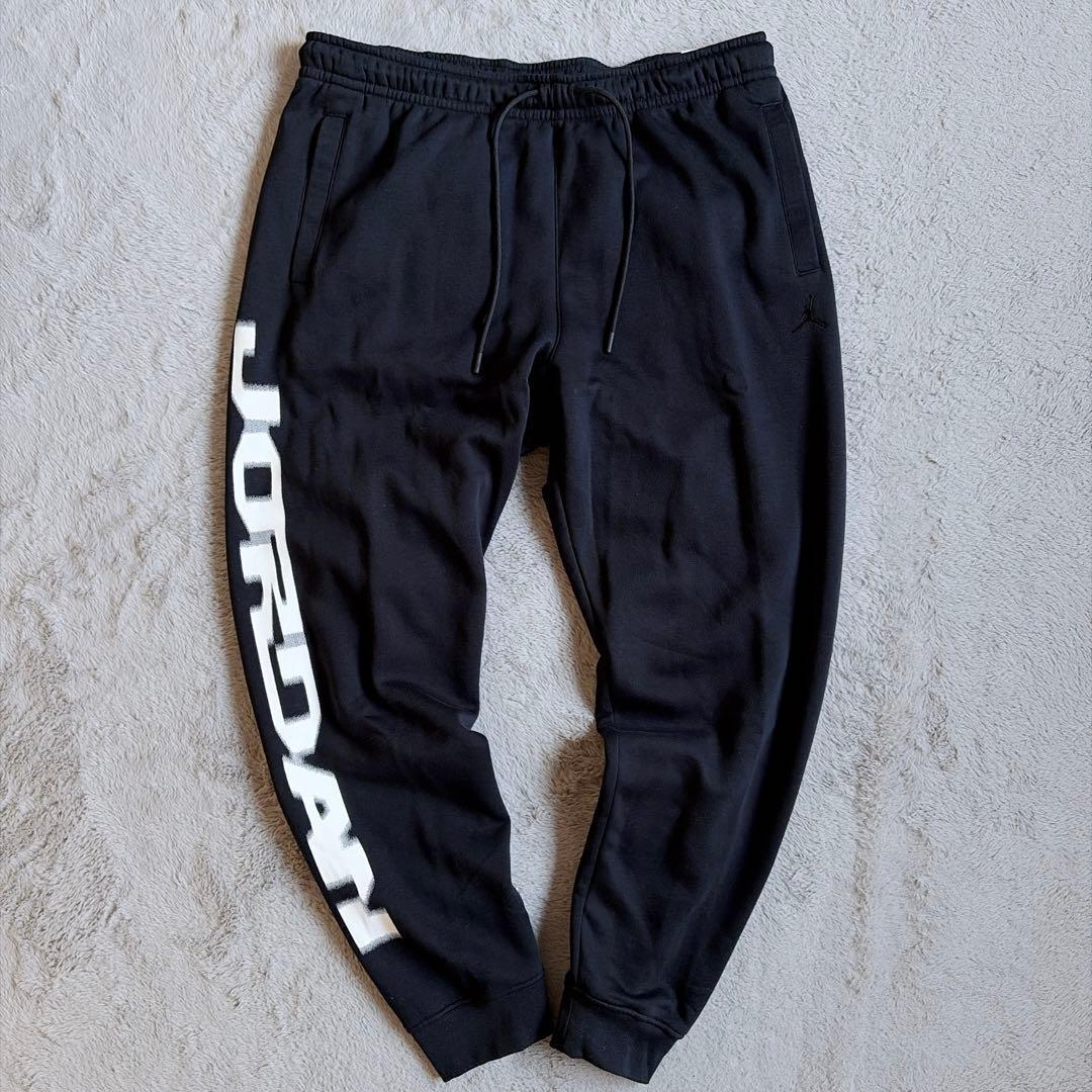 新品 ナイキ ジョーダン ジャンプマン セットアップ 上下セット ブラックXXL