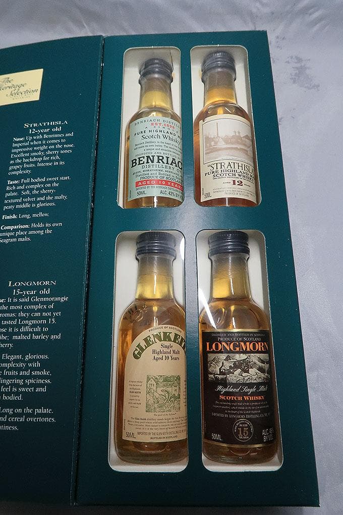 シーバスブラザーズ社 ヘリテージセレクション ミニチュアボトル４本セット