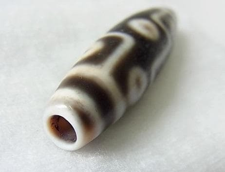 ★G3004★ 魔方陣　九眼 天珠　DZI　ジービーズ　腐食瑪瑙