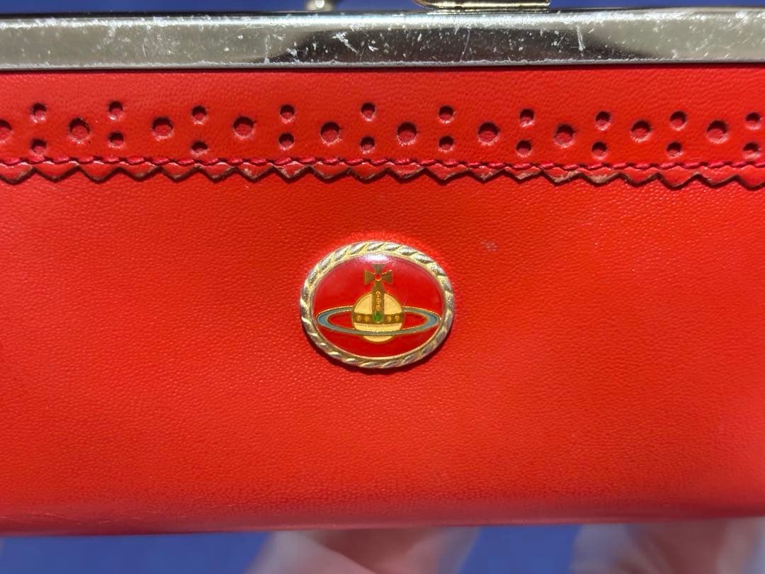 【希少】Vivienne Westwood ケース 赤エナメルボタン