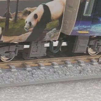 JR 287系 パンダくろしお Smileアドベンチャー 車掌室点灯 KATO