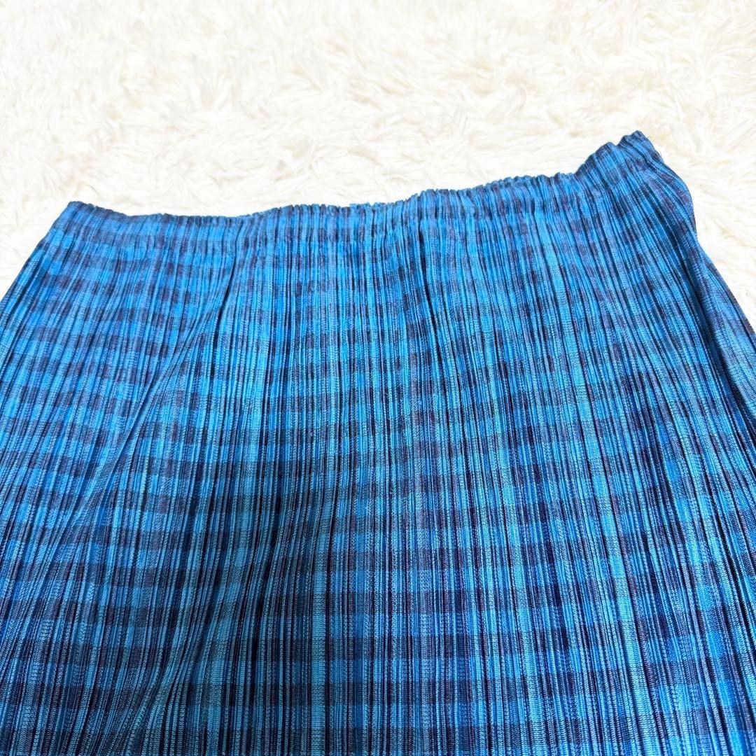 希少/大きい✨プリーツプリーズ　プリーツ加工　変形パンツ　サルエル　チェック